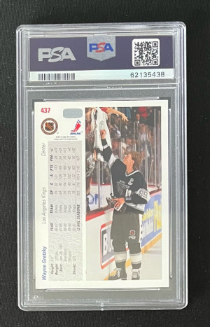 1991 Upper Deck Wayne Gretzky #437 PSA 10 back